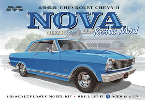 1/25 Moebius 1965 Chevy II Nova Resto Mod Custom 2323 NEW!