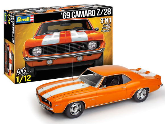 1/12 Revell 1969 Z-28 Camaro (85-2812) NEW