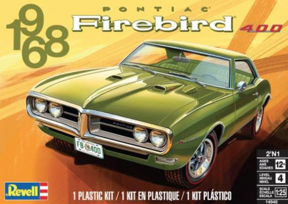 1/25 Revell 1968 Pontiac Firebird 400 (2 in 1) #4545 NEW!