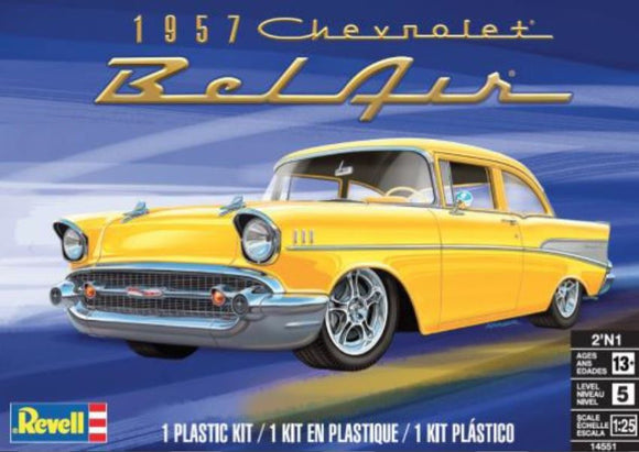 1/25 Revell 1957 Chevy Bel Air (2 in 1) #4551 NEW!