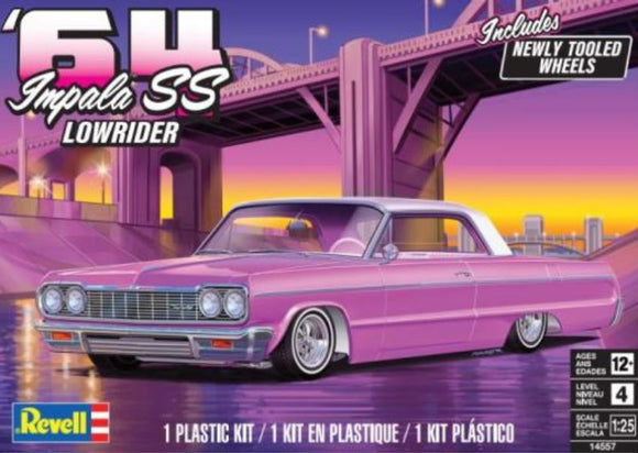 1/25 Revell 1964 Impala SS Lowrider #4557 NEW!