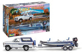 1/25 Revell Gone Fishing 1980 Ford Bronco w/Bass Boat & Trailer 85-7242
