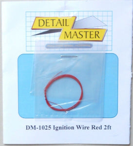 1/24-1/25 Red 4 ft. Detail Plug Wire 1025