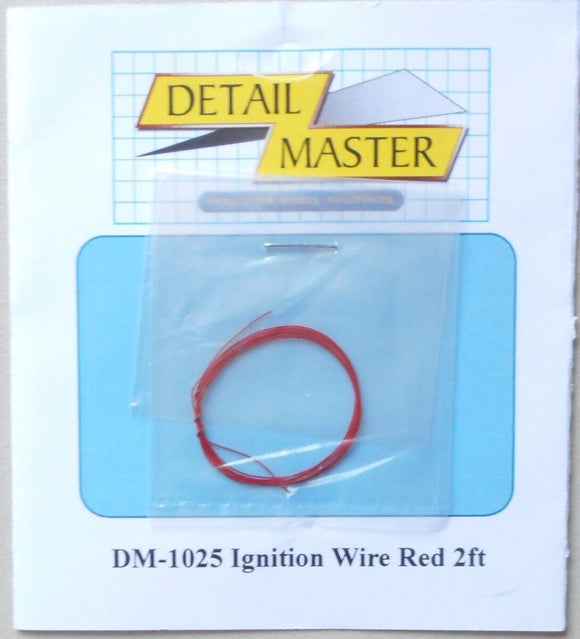 1/24-1/25 Red 4 ft. Detail Plug Wire 1025