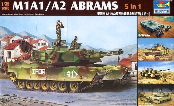 1/35 TrumpeterM1A1/A2 Abrams 5-in-1 01535