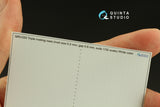 1/32 Triple riveting rows (rivet size 0.20 mm, gap 0.8 mm, suits 1/32 scale), White color, total length 3,7 m/12 ft QRV-033