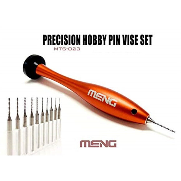 Meng Precision Hobby Pin Vice and Drill Bit Set