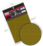 1/24 Scale Motorsport Comp. Carbon Kevlar Yellow Black Basket Weave Pattern 1324