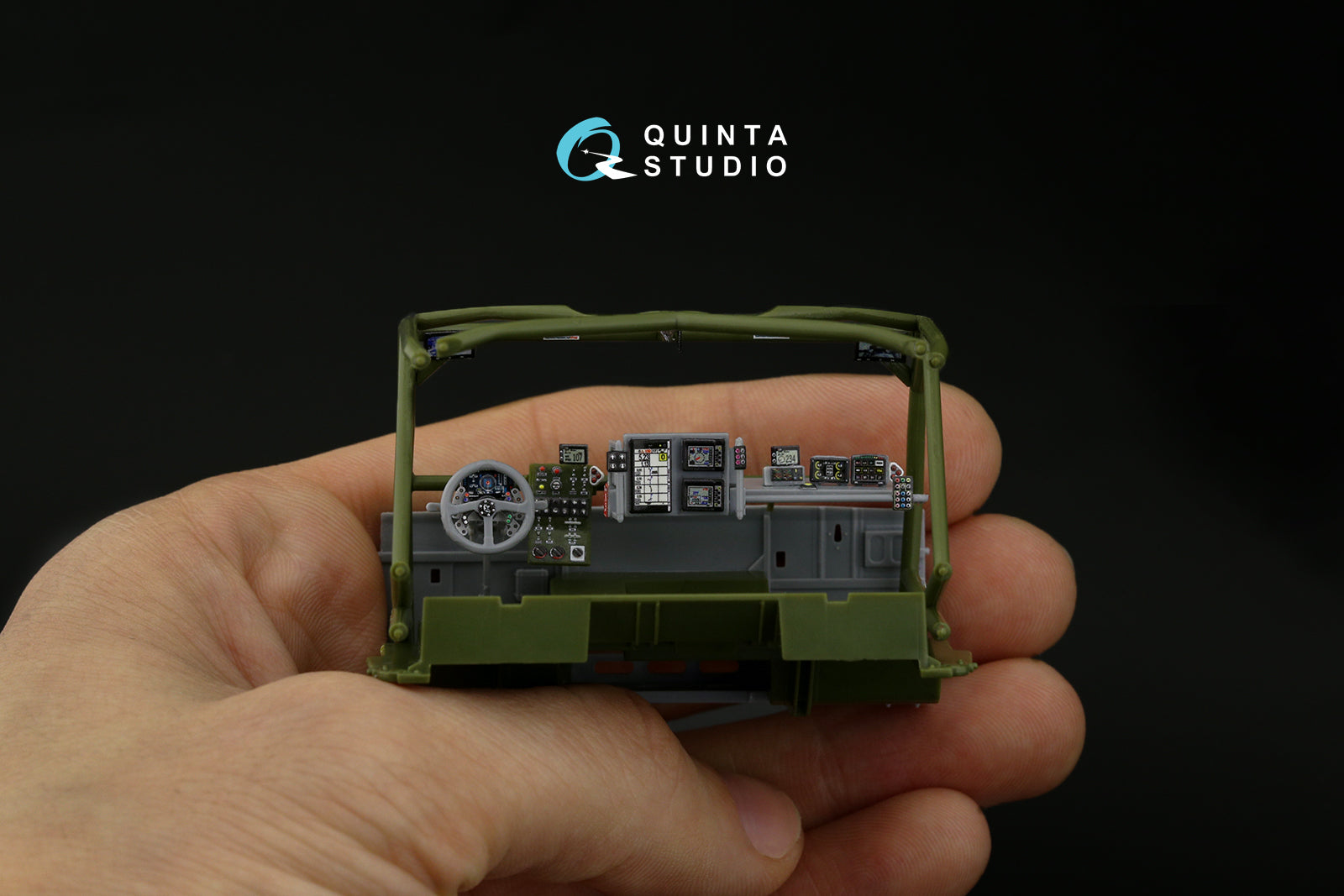 1/35 Quinta Studio KAMAZ-43509 truck 3D-Printed Interior