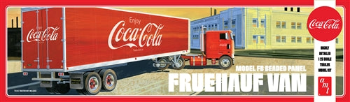 1/25 AMT Fruehauf Beaded Van Semi Trailer (coca-cola) 1109