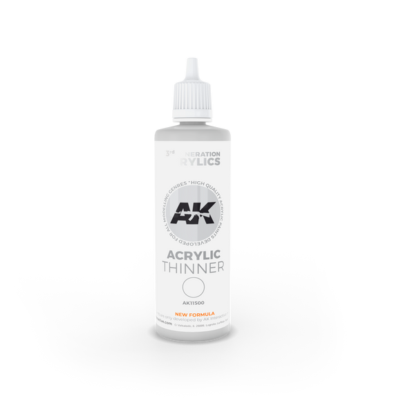 AK G3 Acrylic Thinner 100ml Bottle AK11500
