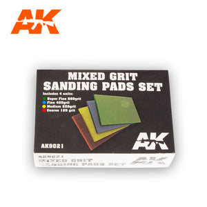 AK Interactive Mixed Grit Sanding Pads Set AK-9021