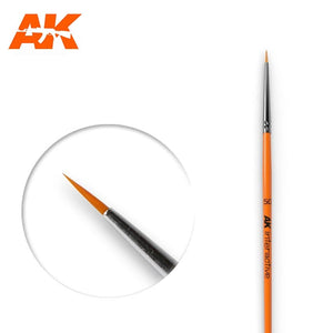 AK Interactive Round Brush 5/0 Synthetic AK-600
