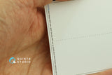 1/48 Quinta Studio Double riveting rows (rivet size 0.15 mm, gap 0.6 mm, suits 1/48 scale), White color, total length 6.2 m/20 ft QRV-024