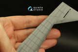 1/32 Quinta Studio Double riveting rows (rivet size 0.20 mm, gap 0.8 mm, suits 1/32 scale), Black color, total length 5,8 m/19 ft QRV-029