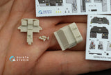 1/48 Quinta Studio F/A-18D 3D-Printed Interior with resin parts (for Kinetic kit) 48216