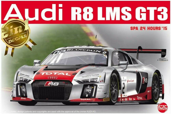 1/24 NuNu / Platz Audi R8 Total LMS GT3 2015 SPA 24-Hour Race Car