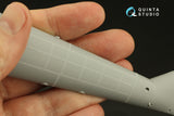 1/32 Triple riveting rows (rivet size 0.20 mm, gap 0.8 mm, suits 1/32 scale), White color, total length 3,7 m/12 ft QRV-033