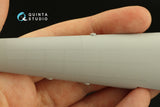 1/32 Triple riveting rows (rivet size 0.20 mm, gap 0.8 mm, suits 1/32 scale), White color, total length 3,7 m/12 ft QRV-033
