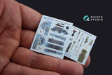 1/48 Quinta Studio Su-27 3D-Printed Interior (for Kitty Hawk kit) 48170