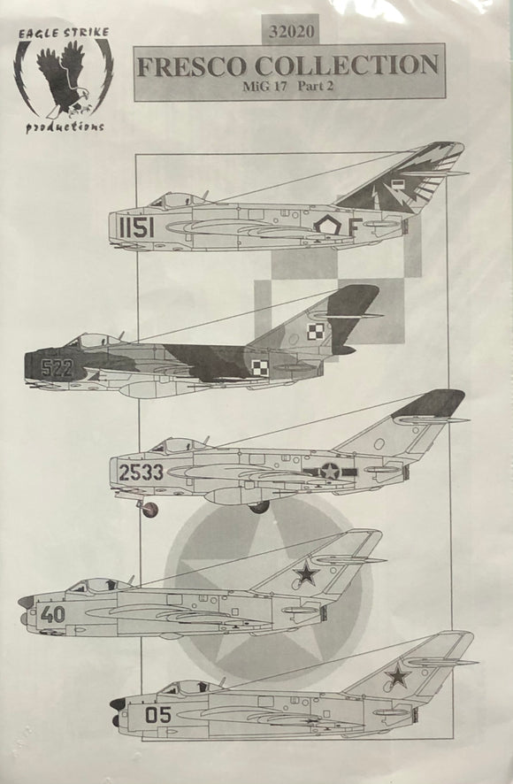 1/32 Eagle Strike Decals MiG-17F/PF/PM Fresco 32020