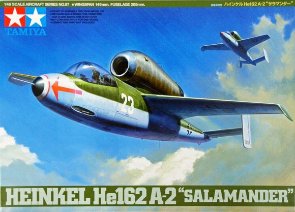 1/48 Tamiya German Heinkel He162 A2 61097