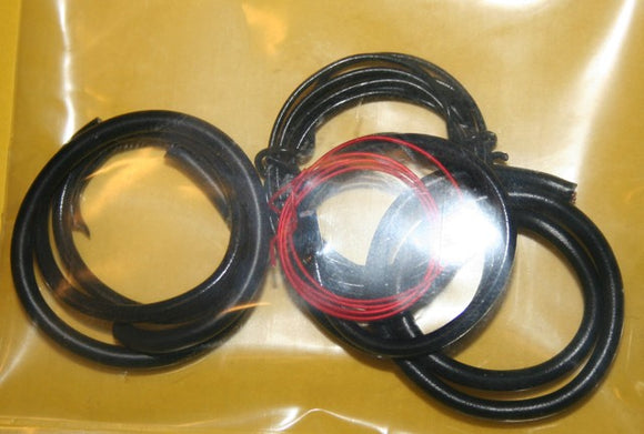 1/24-1/25 Detail Set 1: Radiator Hose, Black Heater Hose, Red Battery Cable 1010