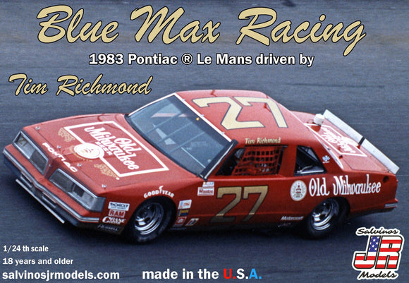 1/24 Salvinos JR Blue Max Racing 1983 Pontiac Le Mans driven by Tim Richmond