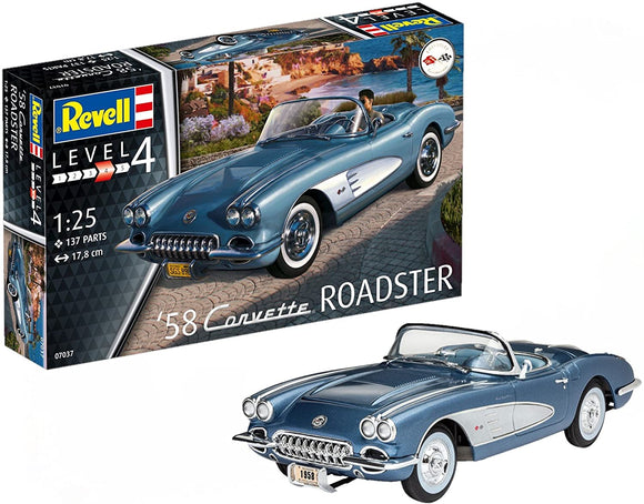 1/24 Revell Germany 1958 Corvette Roadster Car