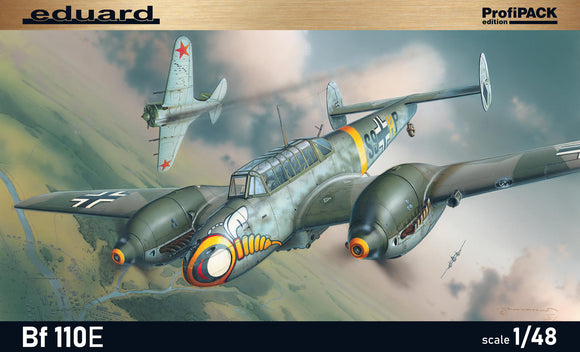 1/48 Eduard WWII Bf110E German Heavy Fighter (Profi-Pack Plastic Kit) 8203