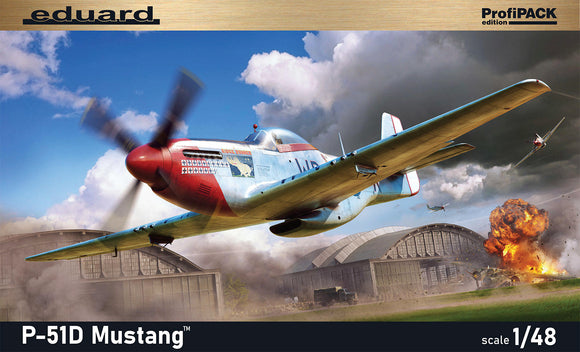 1/48 Eduard WWII P51D-10 USAF Fighter (Profi-Pack) 82102