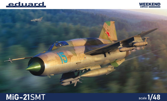 1/48 Eduard MiG-21SMT Fighter (Wkd Edition Plastic Kit) 84180