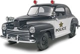 1/25 Revell Monogram 1948 Ford Police Coupe 2 in 1 #85-4318 Used, sealed