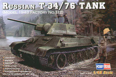 1/48 Hobby Boss Russian T-34/76 Model (1943 Factory 112) 84808