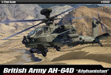 1/72 Academy AH-64D British Army Afghanistan 12537