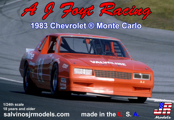 1/24 Salvinos AJ Foyt Racing #14 1983 Chevrolet Monte Carlo Race Car