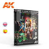 AK Interactive Figure Painting Techniques – How to Work with Colors & Transitions with Acrylics Book #293