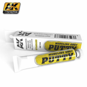 AK Interactive Grey Acrylic Modeling Standard Putty 20ml Tube