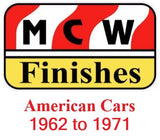 MCW - Model Car World American Cars 1964-71 Enamel Paints