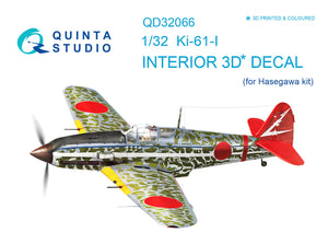 1/32 Quinta Ki-61-I 3D-Printed Interior (for Hasegawa kit) 32066