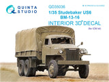 1/35 Quinta Studio Studebaker US6 3D-Printed Interior (for ICM kit) 35036