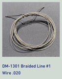 1/24-1/25 2ft. Braided Line (choose your size)
