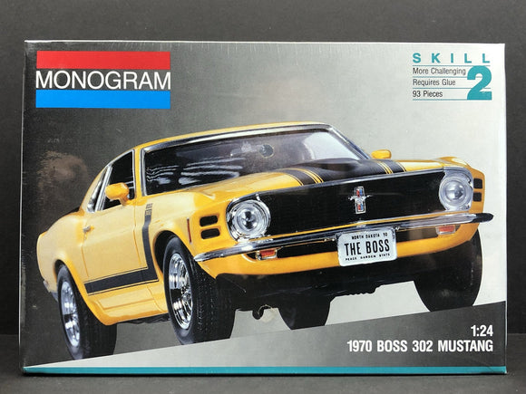 1/24 Monogram 1970 Boss 302 Mustang #2923 (1991 Boxing) sealed