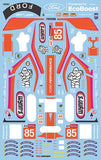 1/24 Scale Motorsports WYNN'S/KEATING LE MANS LIVERY WATERSLIDE DECAL SHEET # 2061