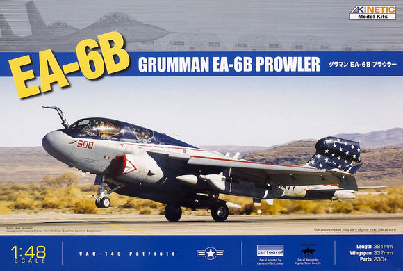 1/48 Kinetic Grumman EA-6B PROWLER VAQ-140  ( 48022 )
