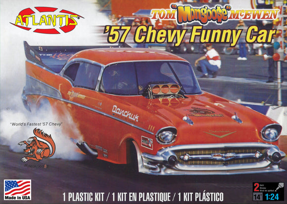 1/25 Atlantis Tom Mongoose McEwen 1957 Chevy Funny Car (formerly Revell) 7172