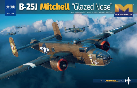 1/48 HKM B-25J Mitchell Glazed Nose Bomber 01F008 SALE!