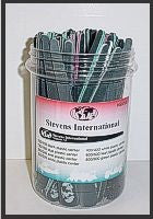 Stevens #100 Hobby Stix Sanding Sticks Counter Canister (10ea of 7 diff grits)