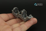 1/48 Quinta Mirage 2000-5B full set 3D-Printed Interior (for Kinetic kit) 48118