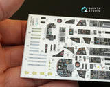 1/48 Quinta Studio F-105G 3D-Printed Interior on decal paper (for Hobby Boss kit) 48073